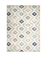 Global Rug Design Barstow Bar03 Ivory Area Rug Collection