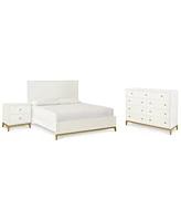 Rachael Ray Chelsea 3-Pc. Bedroom Set (King Bed, Dresser, Nightstand)