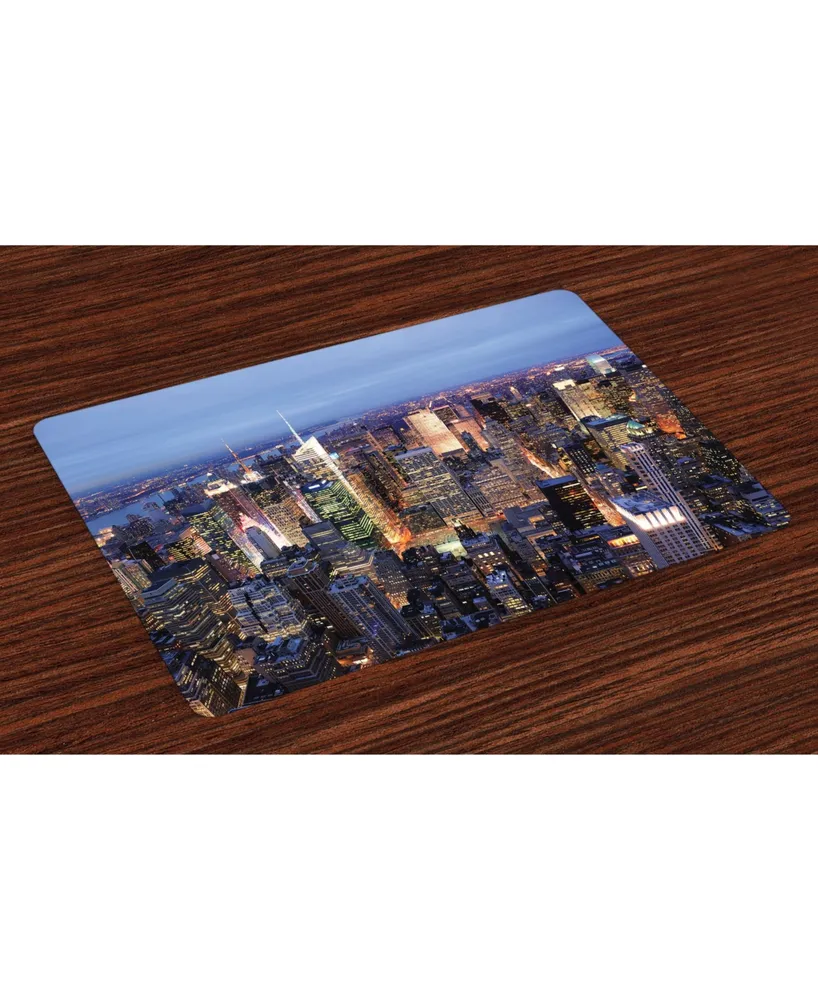 Ambesonne New York Place Mats