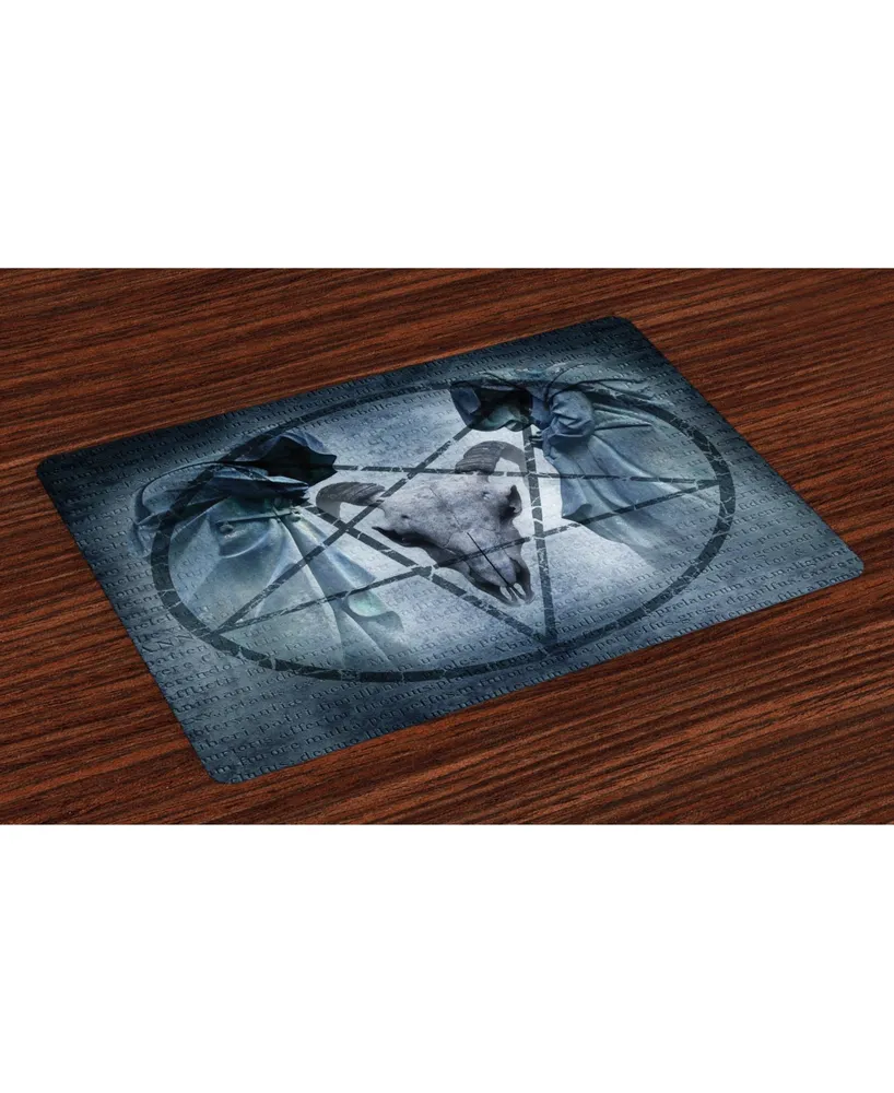 Ambesonne Horror House Place Mats