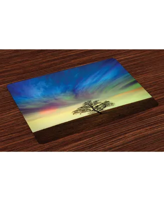 Ambesonne Tree Place Mats