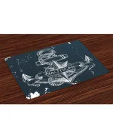 Ambesonne Marine Place Mats