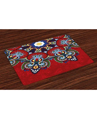 Ambesonne Mandala Place Mats, Set of 4