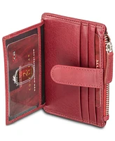 Men's Mancini Equestrian2 Collection Rfid Secure Card Case and Coin Pocket