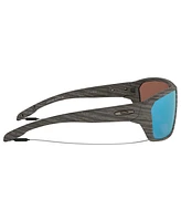 Oakley Polarized Prizm Woodgrain Sunglasses, OO9416 64 Split Shot