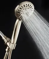 AquaDance High-Pressure 6-setting Handheld Shower Head with Extra-long 6 Foot Hose