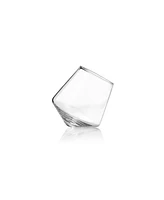 Viski Rolling Crystal Wine Glasses, Set of 2, 12 Oz