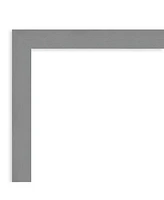 Amanti Art Brushed Framed Bathroom Vanity Wall Mirror