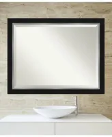 Amanti Art Eva Silver Tone Framed Bathroom Vanity Wall Mirror Collection
