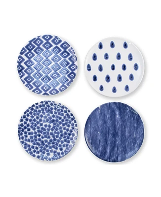 Vietri Santorini Assorted Salad Plates - Set of 4