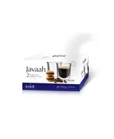 JoyJolt Javaah Double Wall Espresso Glasses Set of 2