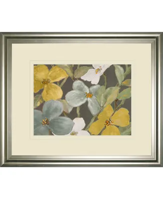 Classy Art Garden Party in Gray 2 by Lanie Loreth Framed Print Wall Art, 34" x 40"