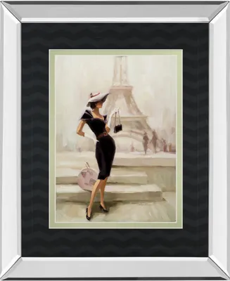Classy Art Love, From Paris by Steve Henderson Mirror Framed Print Wall Art, 34" x 40"