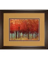 Classy Art Red Forest by Asia Jensen Framed Print Wall Art, 34" x 40"