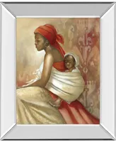 Classy Art Beauty of Love Ii by Carol Robinson Mirror Framed Print Wall Art, 22" x 26"