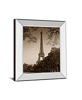 Classy Art An Afternoon Stroll-Pari by Maihara J. Mirror Framed Print Wall Art, 22" x 26"