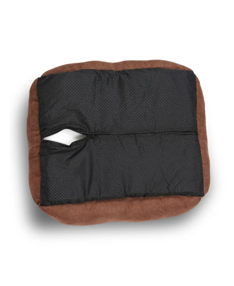 Happycare Textiles Orthopedic Rectangle Bolster Pet Bed