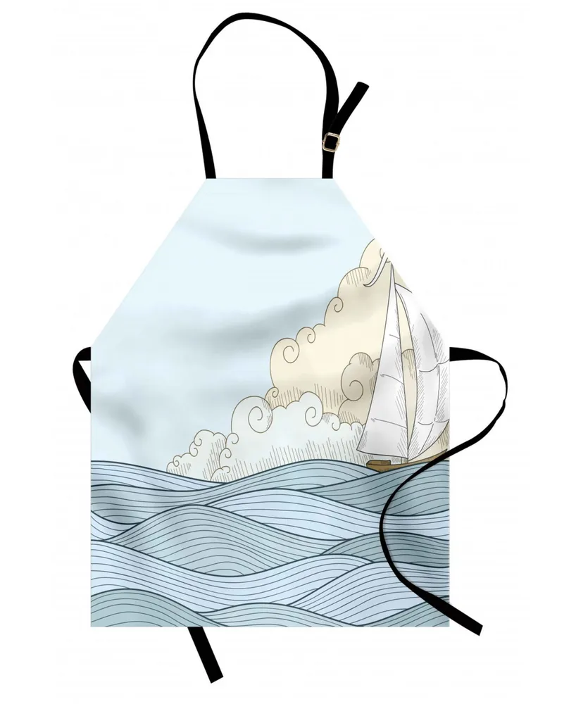 Ambesonne Vintage-Like Boat Apron