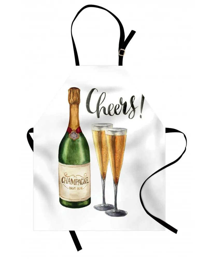 Ambesonne Champagne Apron