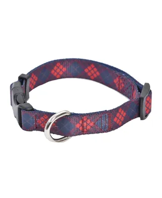 Parisian Pet Scottish Plaid Dog Collar