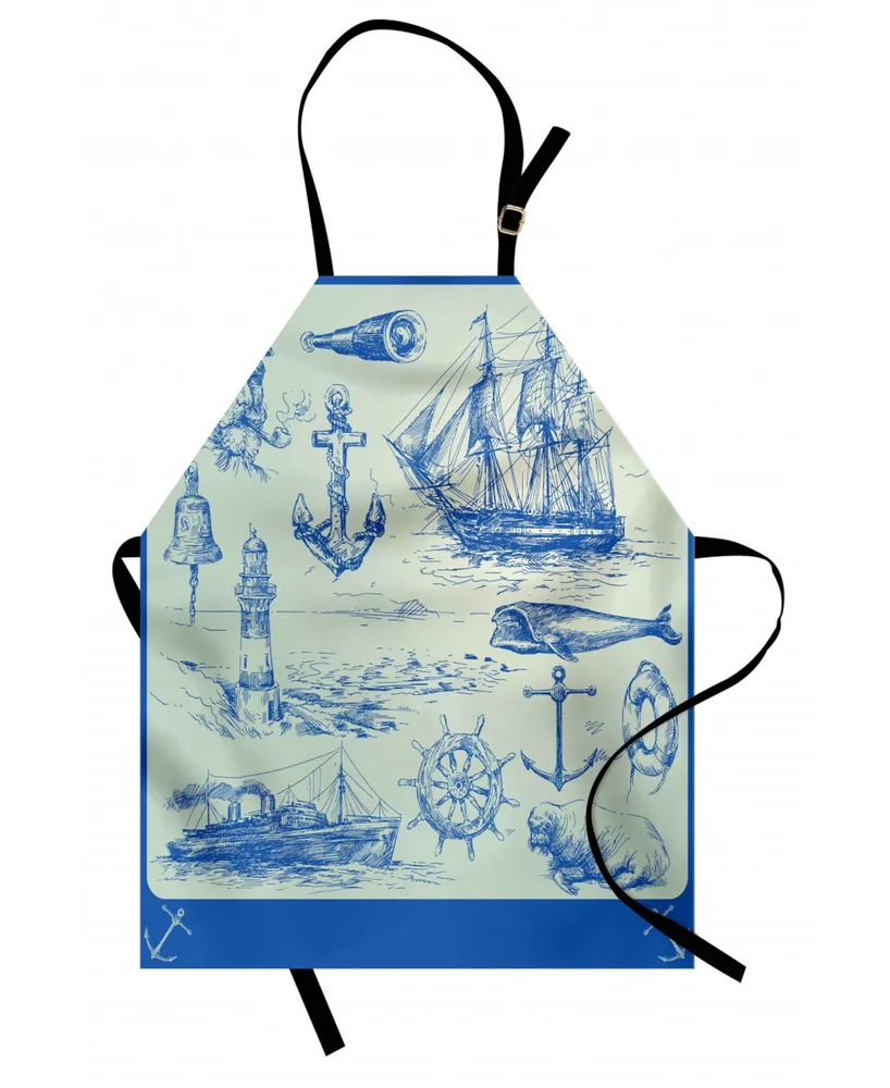 Ambesonne Nautical Anchor Apron