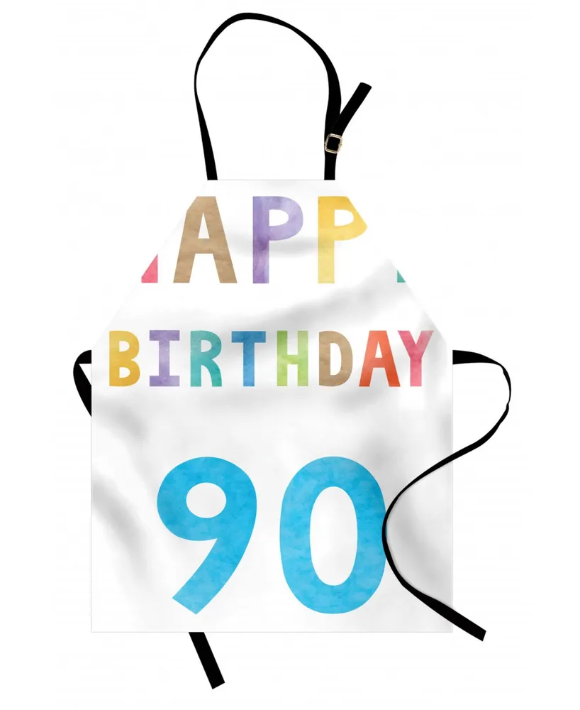 Ambesonne 90th Birthday Apron