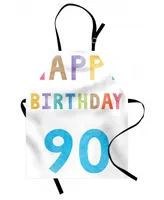 Ambesonne 90th Birthday Apron