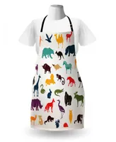 Ambesonne Zoo Apron