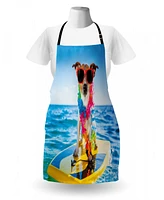 Ambesonne Ride the Wave Apron