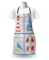 Ambesonne Seagulls Apron