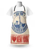 Ambesonne Retro Poster Apron