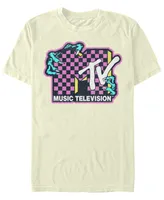 Mtv Men's Music Television Creature Hands Logo Short Sleeve T-Shirt