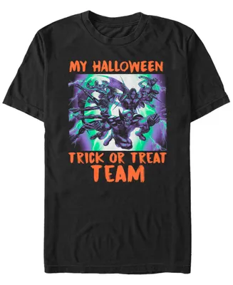 Marvel Men's Classic X-Men Halloween Trick or Treat Team Short Sleeve T-Shirt
