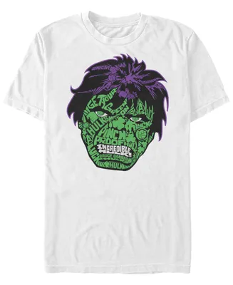 Marvel Men's Retro Good Luck Hulk Big Face, Short Sleeve T-Shirt