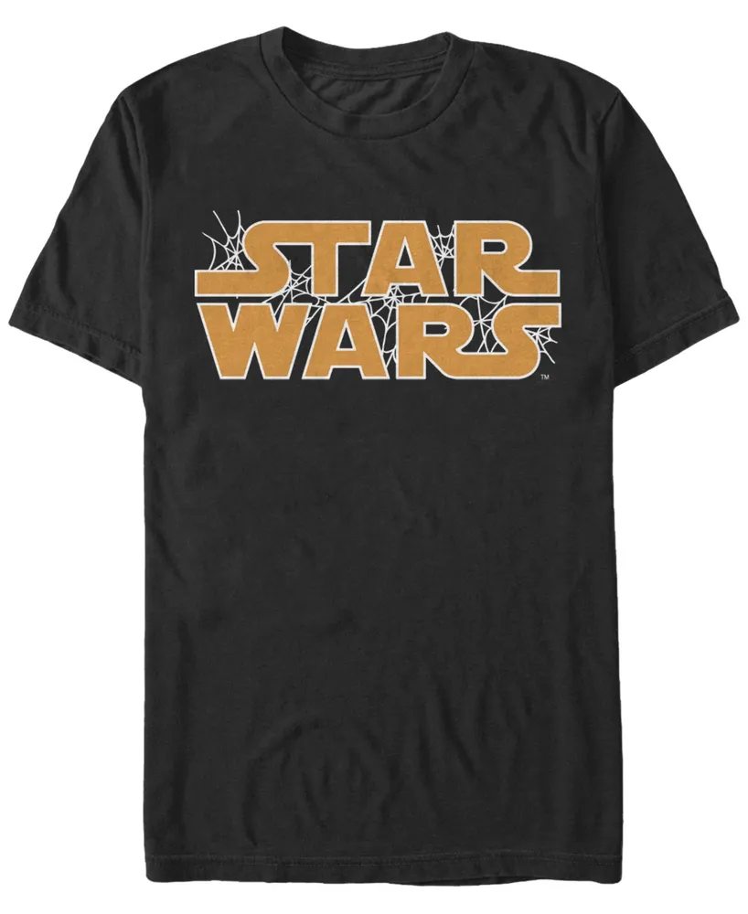 Star Wars Men's Spider Webs Logo Short Sleeve T-Shirt