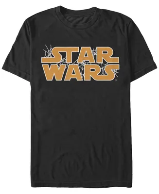 Star Wars Men's Spider Webs Logo Short Sleeve T-Shirt
