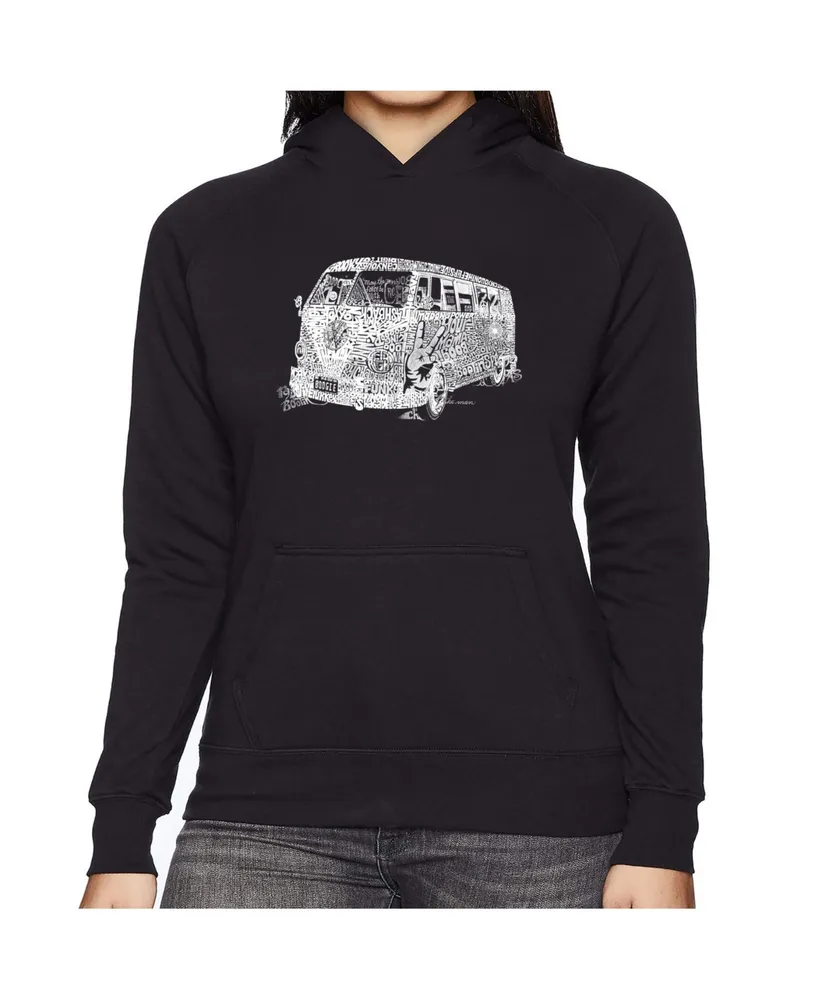 La Pop Art Women's Word Hooded Sweatshirt -The 70's