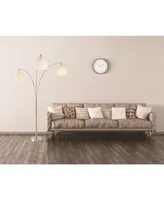 Artiva Usa Lumiere Modern Led 80" 3-Arched Floor Lamp with Dimmer