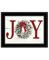Trendy Decor 4U Christmas Joy by Lori Deiter, Ready to hang Framed Print, Black Frame, 21" x 15"