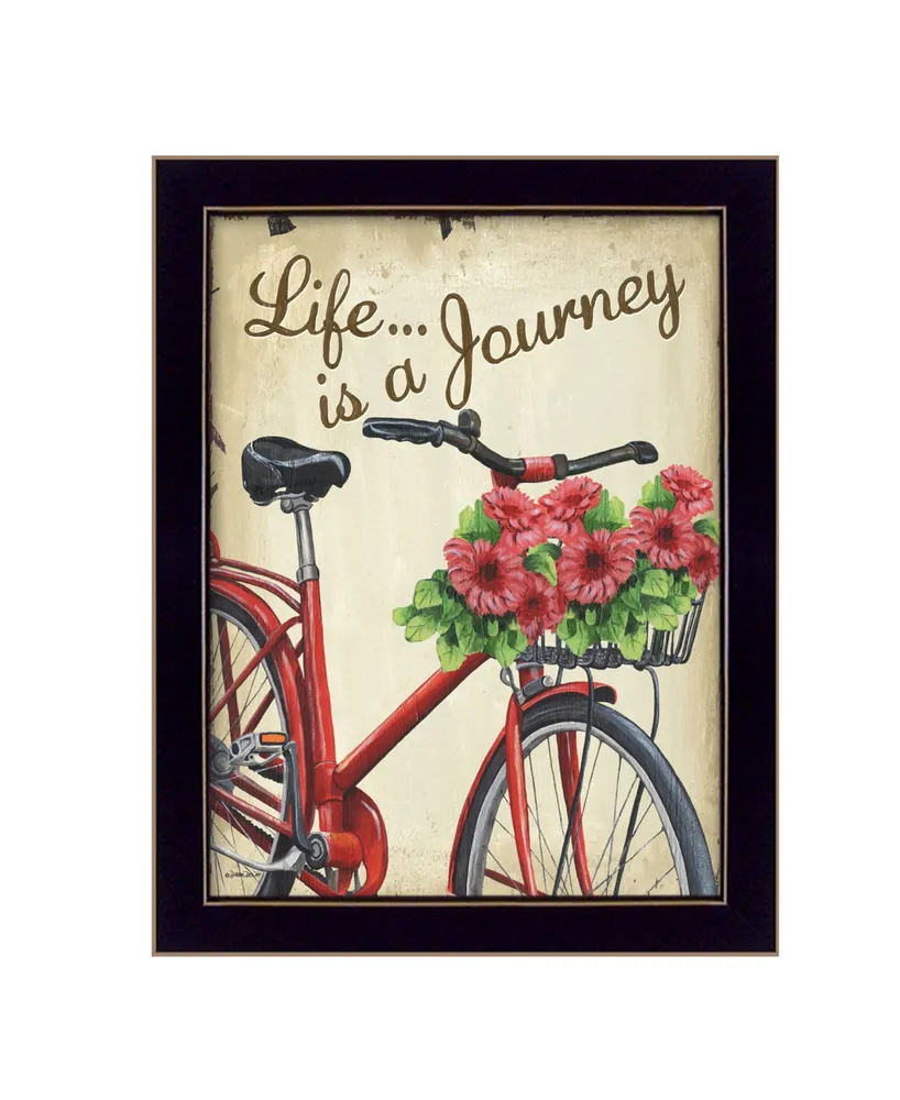 Trendy Decor 4U Life is a Journey By Debbie DeWitt, Printed Wall