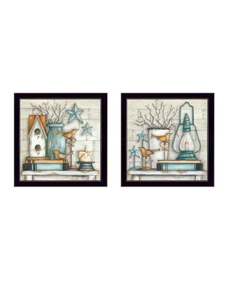 Trendy Decor 4U Mary's Country Shelf Collection By Mary June, Printed Wall Art, Ready to hang, Frame