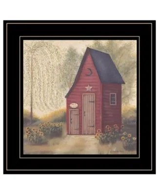 Trendy Decor 4u Folk Art Outhouse Ii By Pam Britton Ready To Hang Framed Print Collection