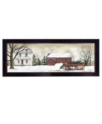 Trendy Decor 4U Christmas Trees for Sale By Billy Jacobs, Printed Wall Art, Ready to hang, Black Frame, 20" x 8"