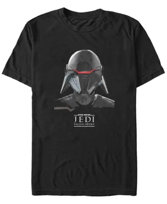 Star Wars Men's Jedi Fallen Order Inquisitor Helmet T-shirt