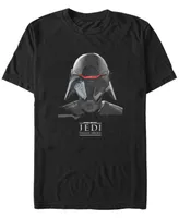 Star Wars Men's Jedi Fallen Order Inquisitor Helmet T-shirt