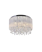 Cwi Lighting Benson 9 Light Flush Mount