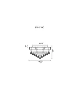 Cwi Lighting Empire 8 Light Flush Mount