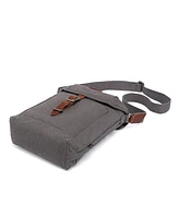 Tsd Brand Forest Canvas Flap Crossbody Bag