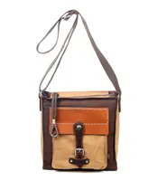 Tsd Brand Hidden Woods Canvas Crossbody Bag