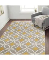 Main Street Rugs Home Haven Hav9104 Gray Yellow Area Rug Collection